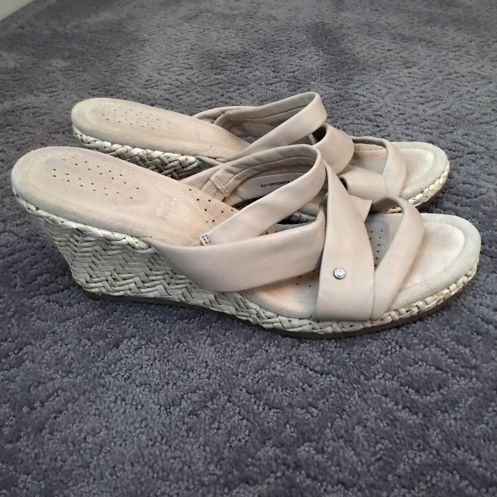 Rockport Adiprene by Adidas Tan Wedge Slides - 10 M